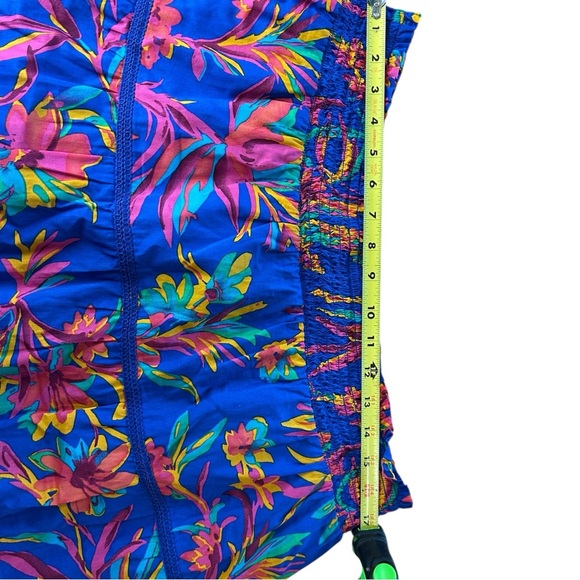 J. Crew Blue and Pink Bubble Mini Skirt Tiered Resort Wear - Picture 6 of 7